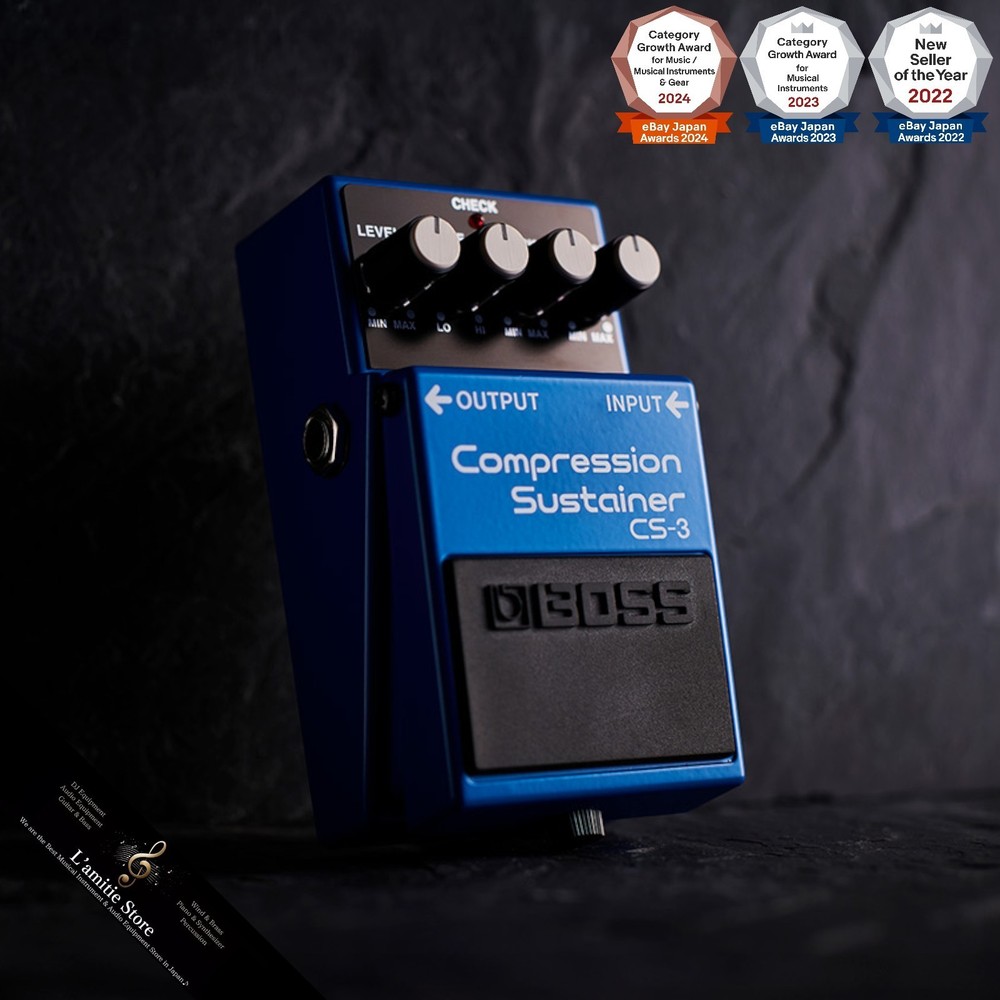 BOSS CS-3 Compression Sustainer Guitar Effects Pedal Analog Compressor CS3 Japan