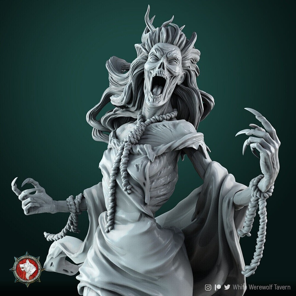 Banshee Undead Zombie Ghost Wraith Miniature | D&D DnD