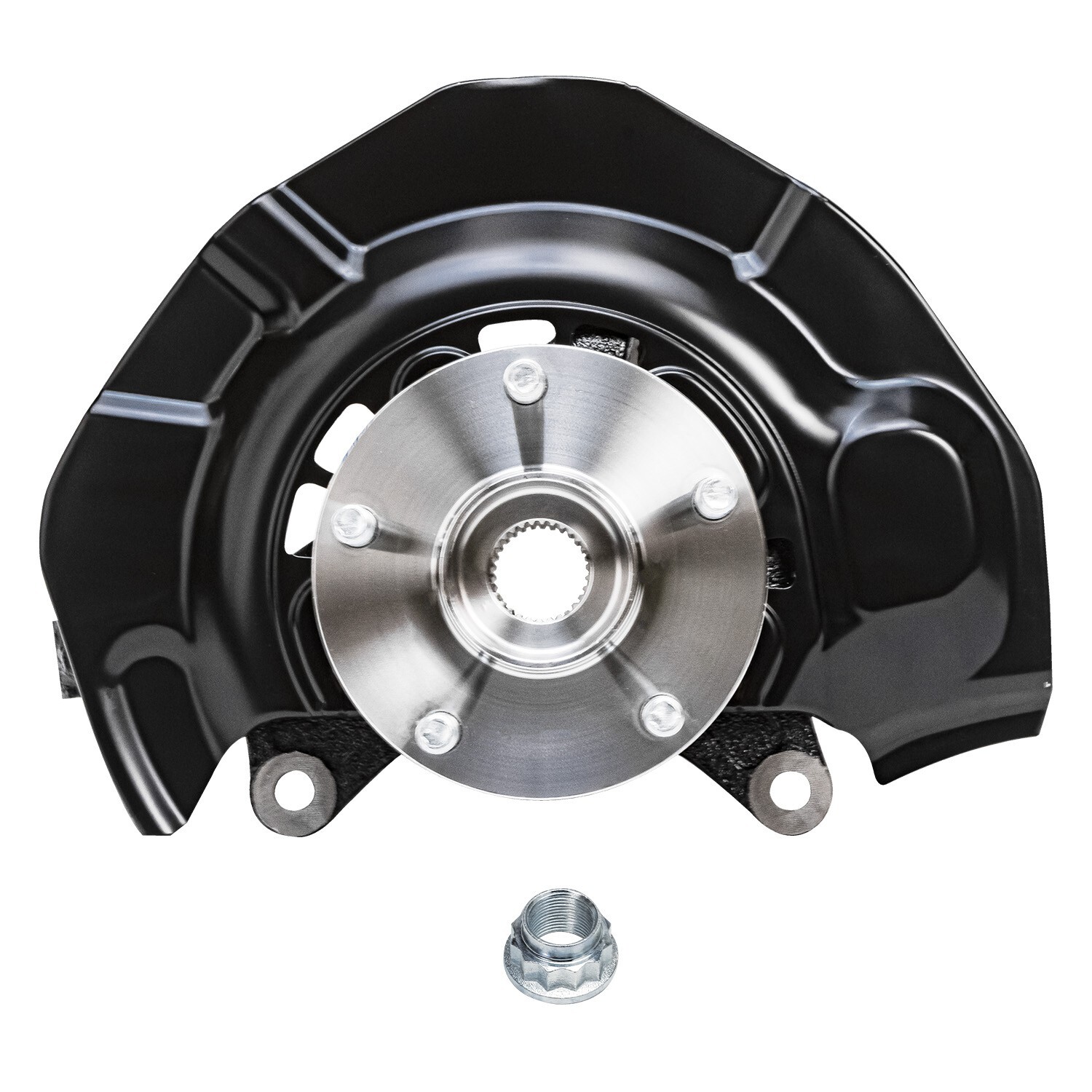 Pair Front Steering Knuckle & Wheel Hub Bearing for 2005 2006-2011 Toyota Avalon