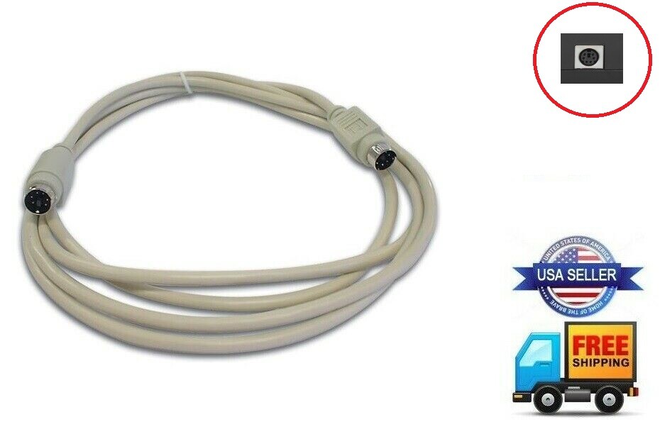 6-Pin Din Cable Cord Wire Saitek X52 Pro Integrated PC Flight System Computer