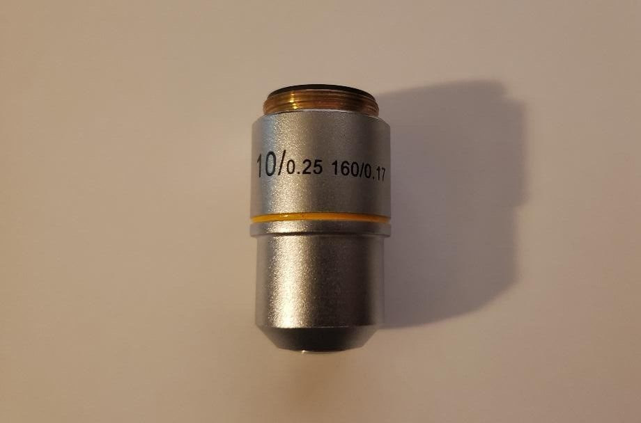 Objective Microscope Lens 10-0.25 160/0.17