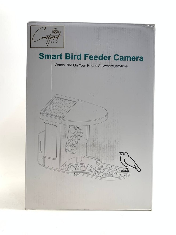 Smart Bird Feeder with Camera AI ldentify 11000+ Bird, Solar Powered, Wireless