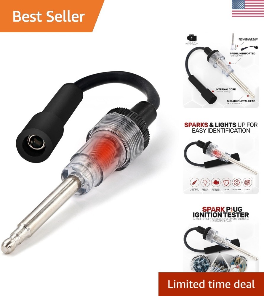 Ram-Pro Inline Spark Tester, Plug Engine Ignition 6-12 Volt Fool-Proof – Pick...