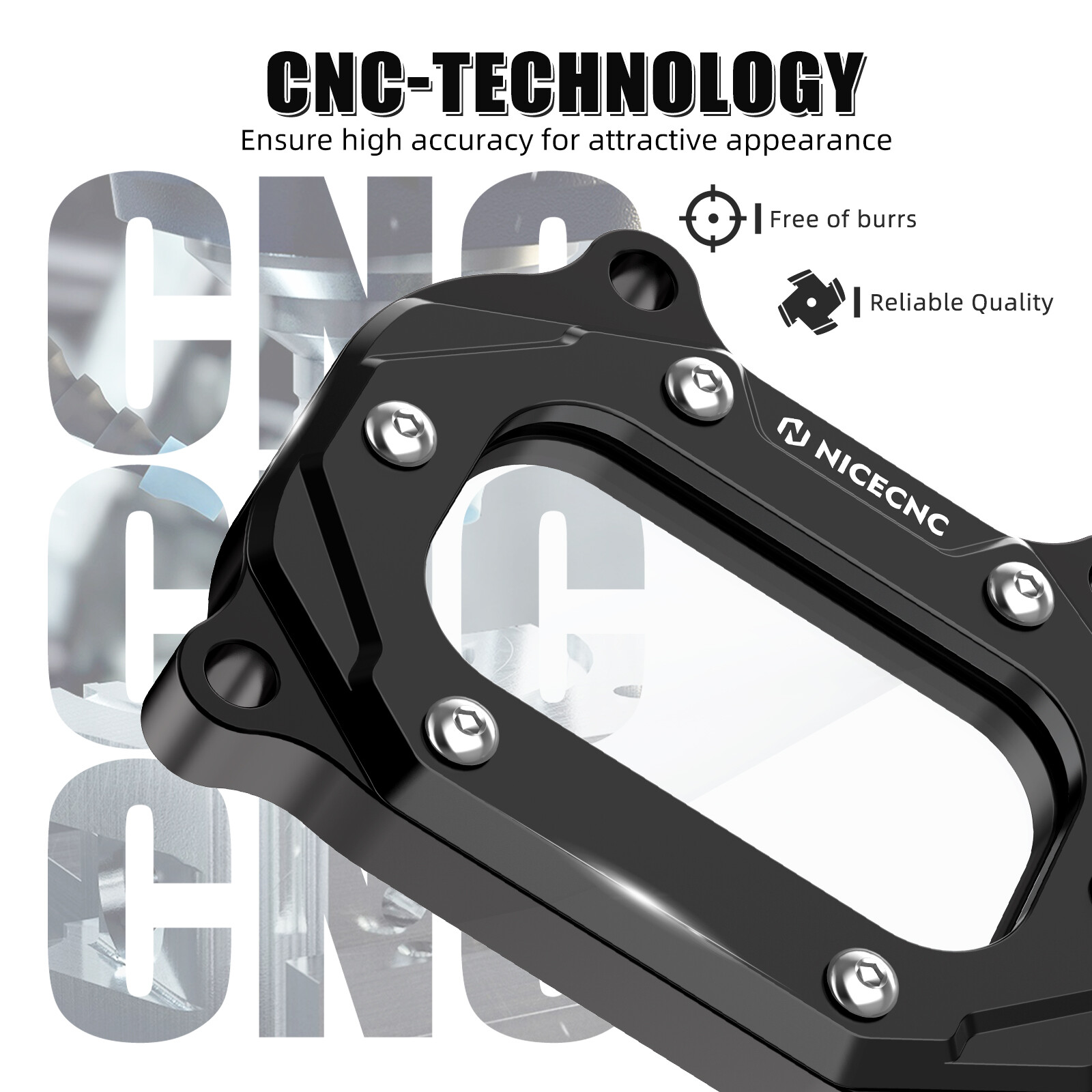 For Yamaha Raptor 700 700R Cylinder Head Side Cover 1S3-11186-00-00 NICECNC