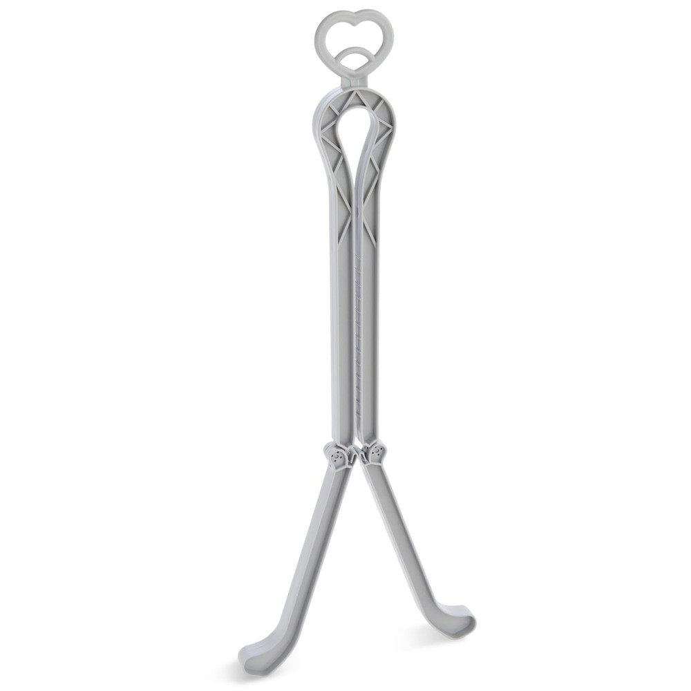Juvale 6 Pack Folding Boot Shaper Stands for Storage, Grey Clip Support Inserts,