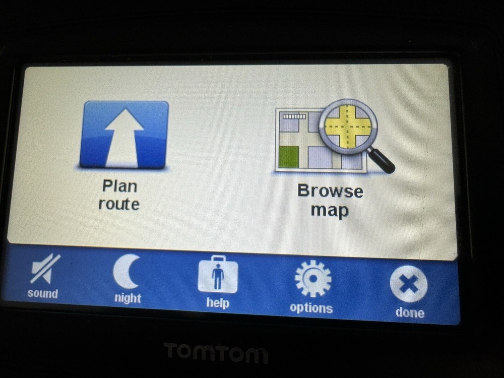 Tomtom XL Black Touch Screen Interface GPS