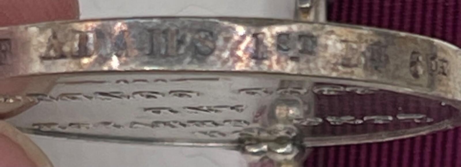 RARE ORIGINAL BRITISH ARMY LS&GC MEDAL OFFICIALLY IMPRESSED NAMED WARWICKSHIRE