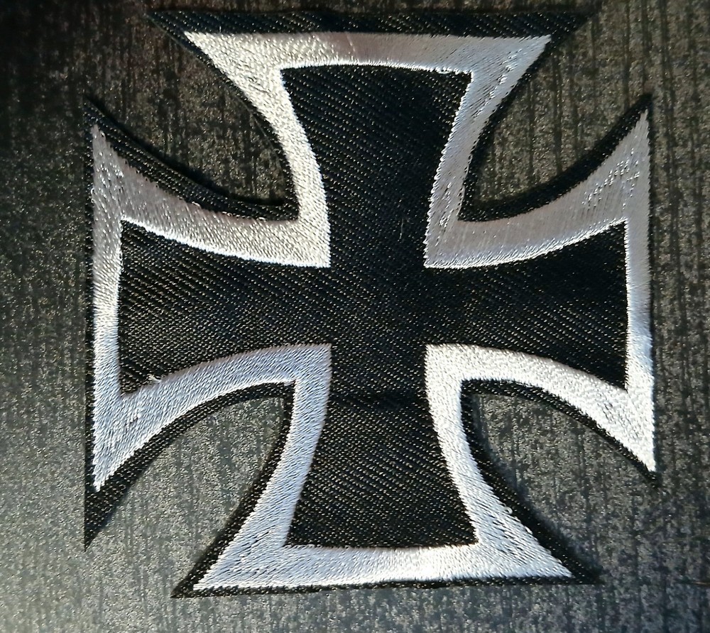Iron Cross Patch Iron Cross Biker Motorcycle Patch x