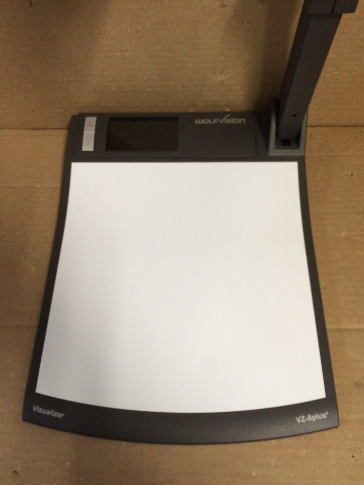 WolfVision VZ-8Plus4 Desktop 1080p Document Camera Visualizer W/Bundle Excellent