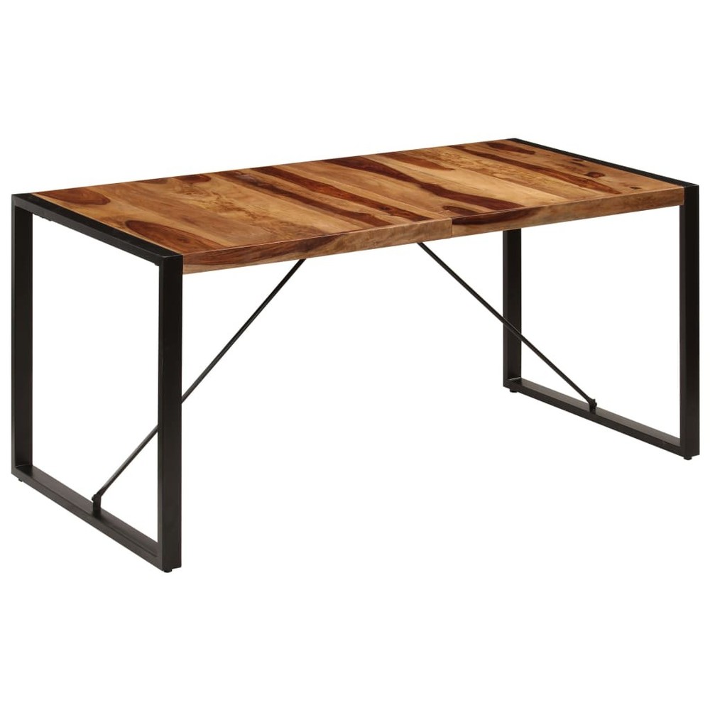 Dining Table Kitchen Table Dining Room Dinner Table Solid Acacia Wood vidaXL
