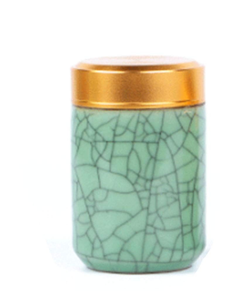 1 PCS The New Mini Celadon Tea Can Has Multi-Function Ceramic Seal Tea Canister