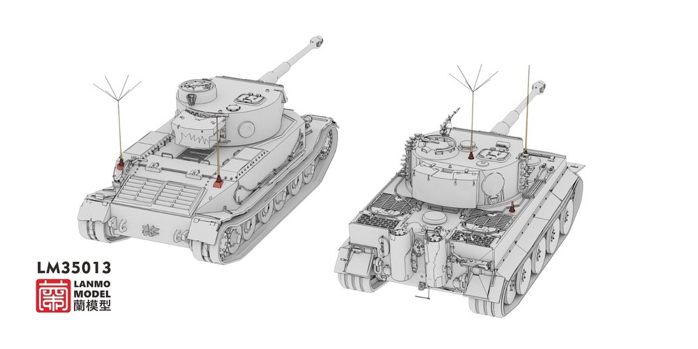LANMO model LM35013-1/35 COMMAND TIGER Ⅰ Antenna Kit Sd Kfz 181command tank