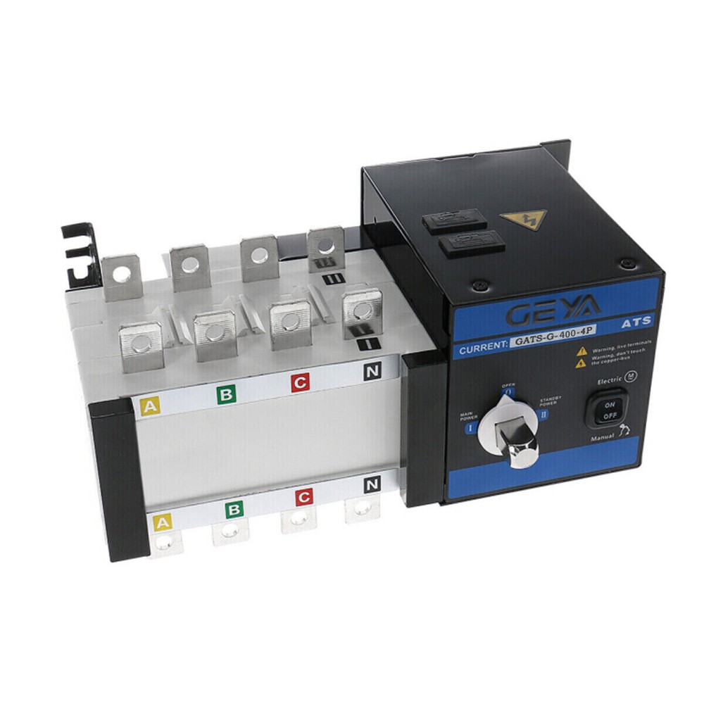 GEYA Industrial Automatic Transfer Switch 400A 4P 110/220V Grid to AC Generator