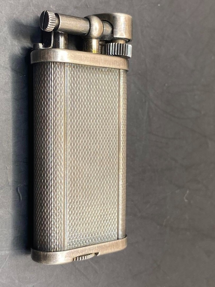 Dunhill unique hammer lighter silver without box