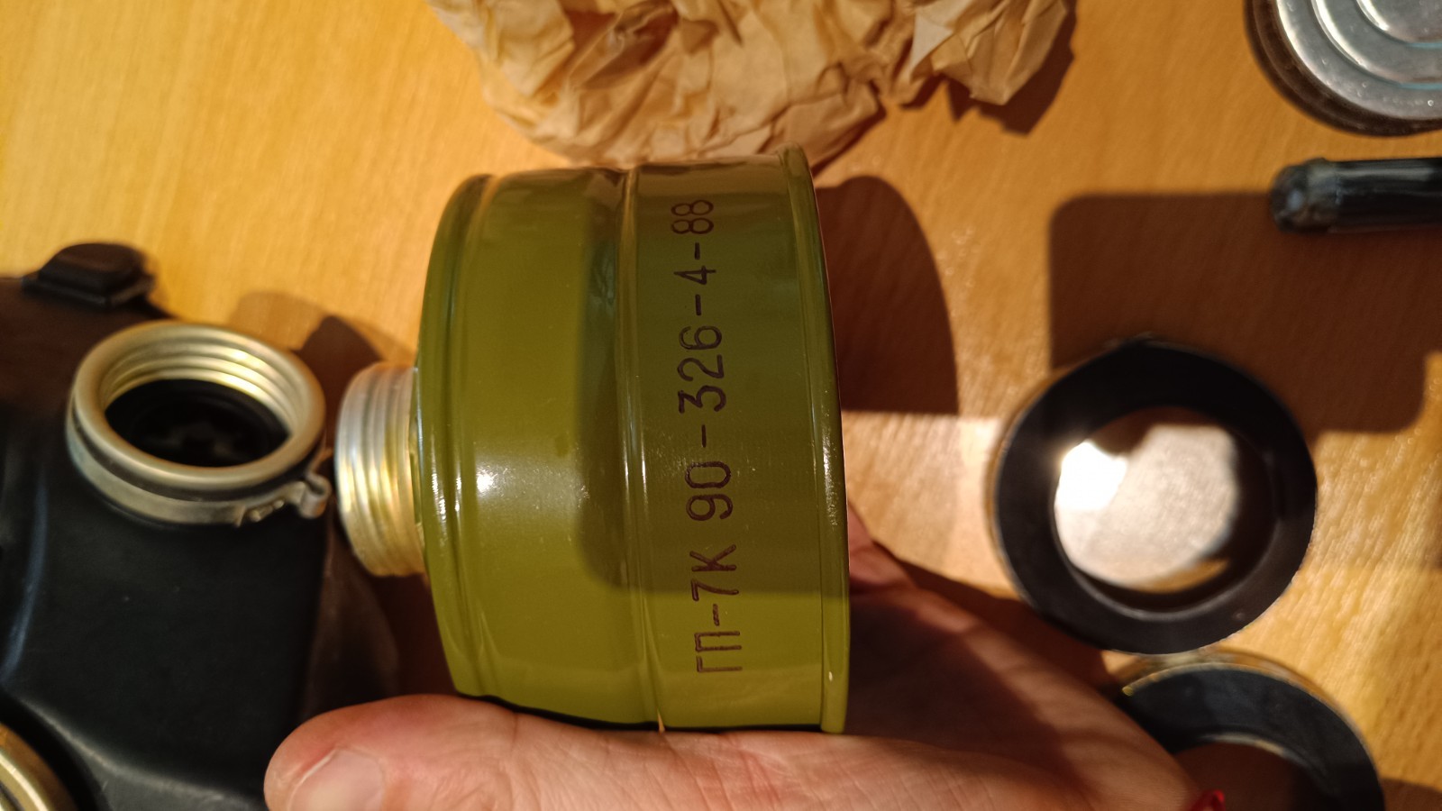 Authentic Soviet GP-7 Gas Mask Set SIZE 2 MEDIUM