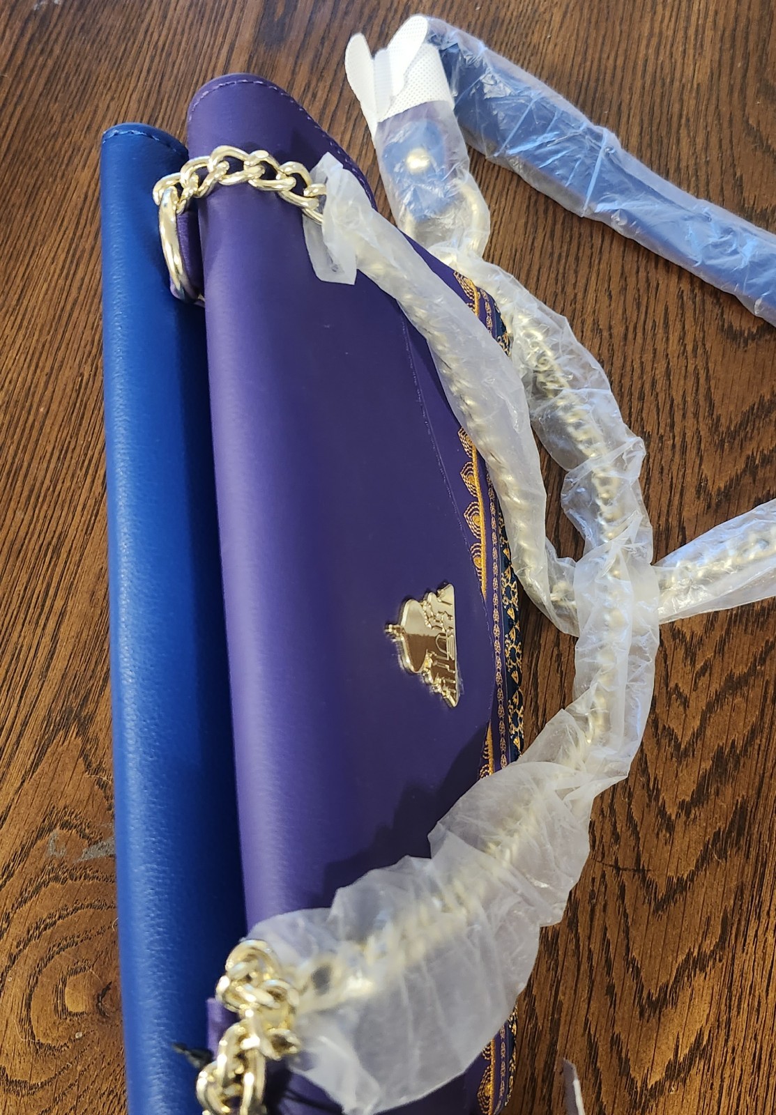 New Loungefly Disney Aladdin Double Sided Crossbody Bag Lamp Agrabah Blue Purple