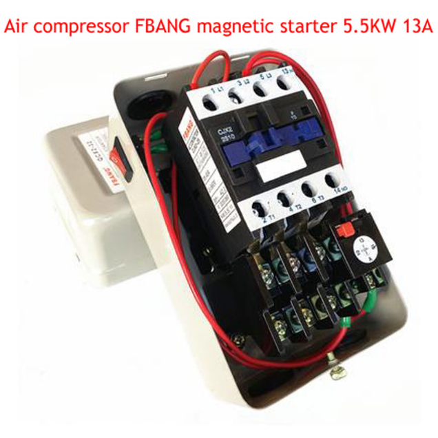 Air Compressor Accessories Vertical Horizontal Magnetic Starter Pressure Switch
