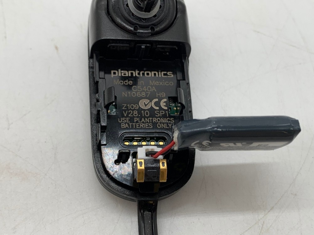 Plantronics C540a (European version) Wireless Bluetooth Spare Headset Black