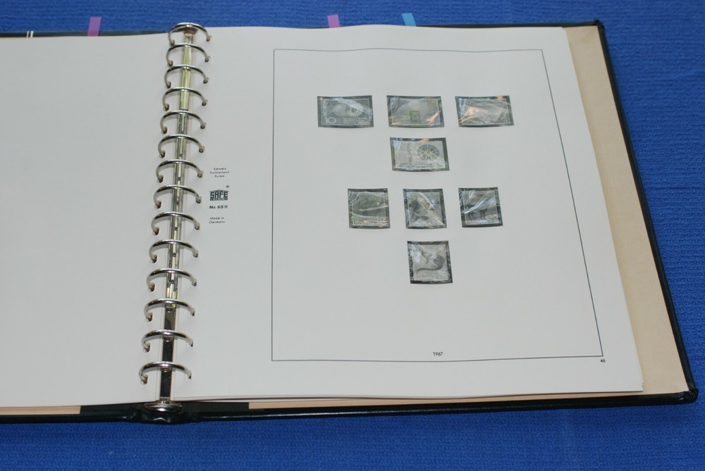 Switzerland Safe Hingeless Specialty album 1965-1974 BlueLakeStamps Nice