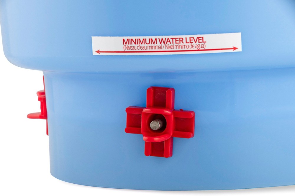 Heated Deluxe Hen Hydrator, 3 gal, Translucent