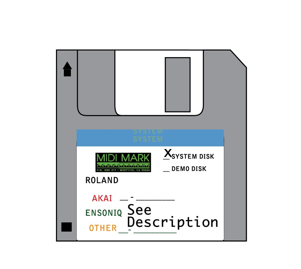 Operating System Boot up Disk Ensoniq EPS-16+ vers 1.3