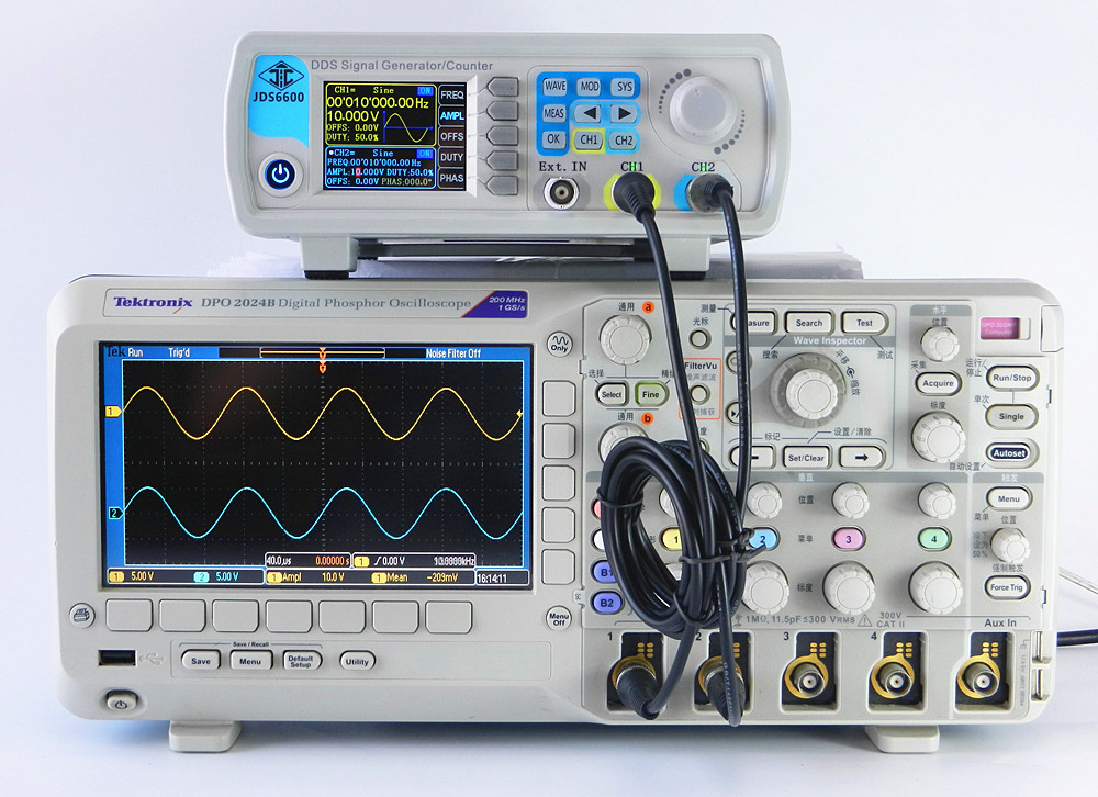 Ming He JDS6600 Dual-Ch DDS Function Arbitrary Waveform Signal Generator