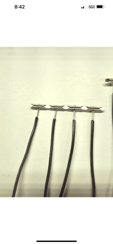 HO Scale 10 Pair Solid Power Wire Rail Joiners terminal Connector Code 83/100