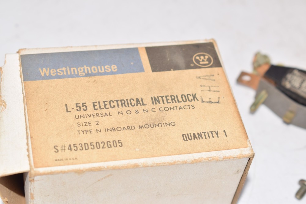 NEW Westinghouse L-55 Electrical interlock Kit Size 2