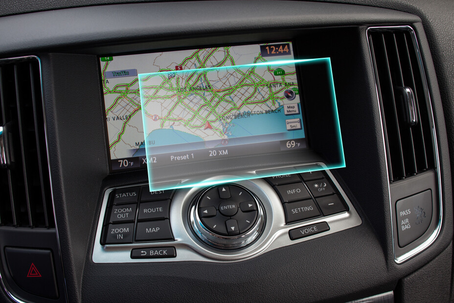 Crystal Clear Screen Protector for 2013 Nissan Maxima Vehicle Navigation