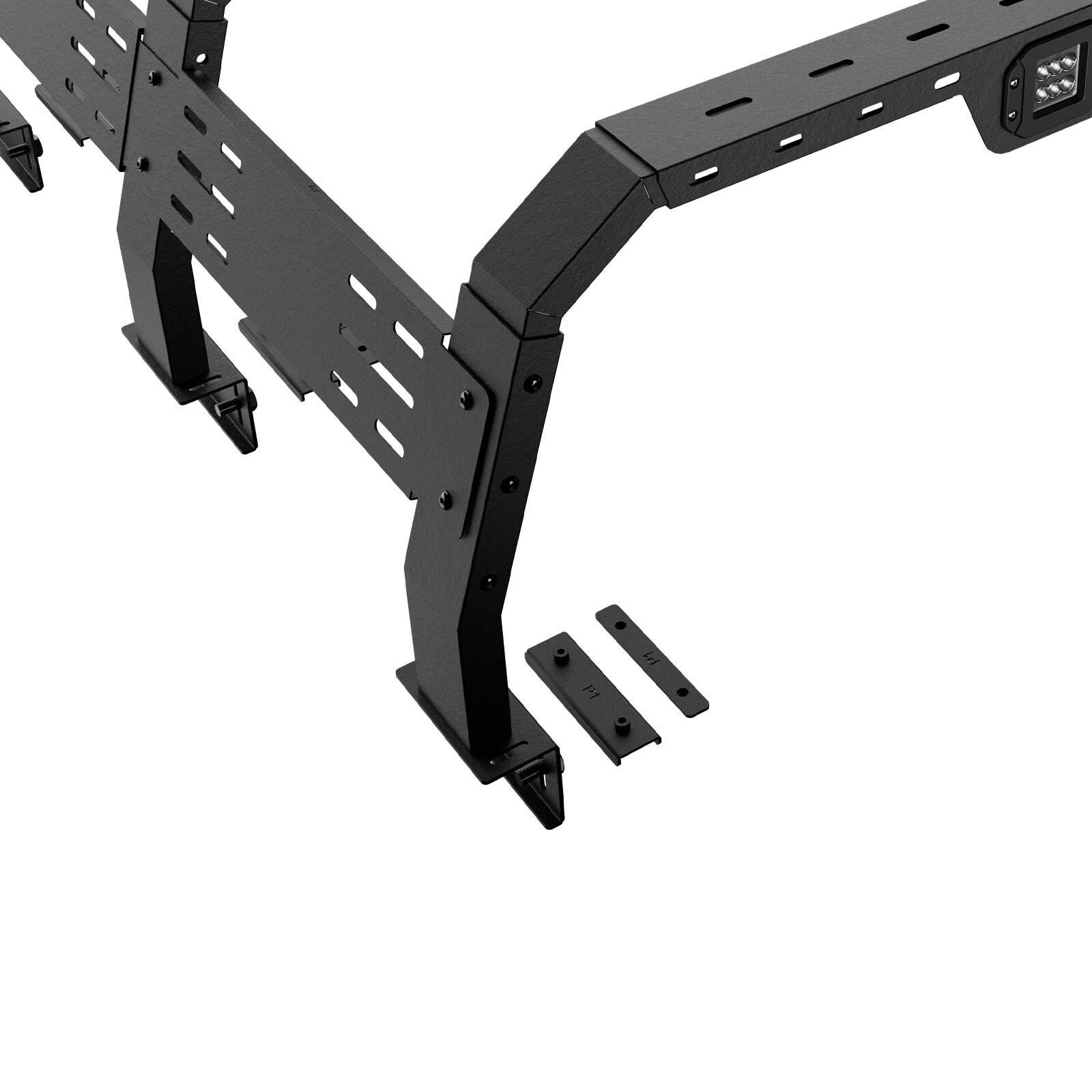 23"1000lbs High Bed Racks Truck Cargo Carrier for F150/Ram/1500/Ranger/Colorado