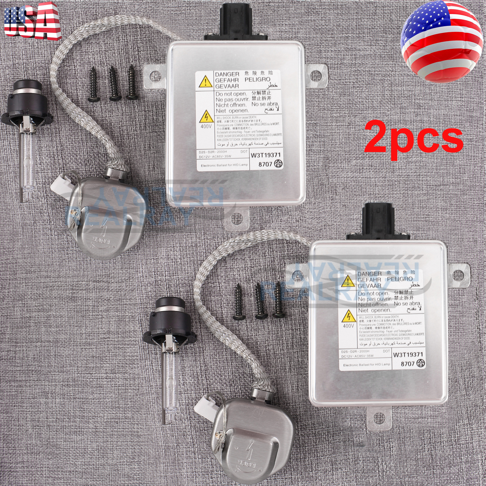 FOR ACURA TL TSX ILX MDX RDX ZDX XENON HID HEADLIGHT BALLAST & IGNITER & D2 BULB