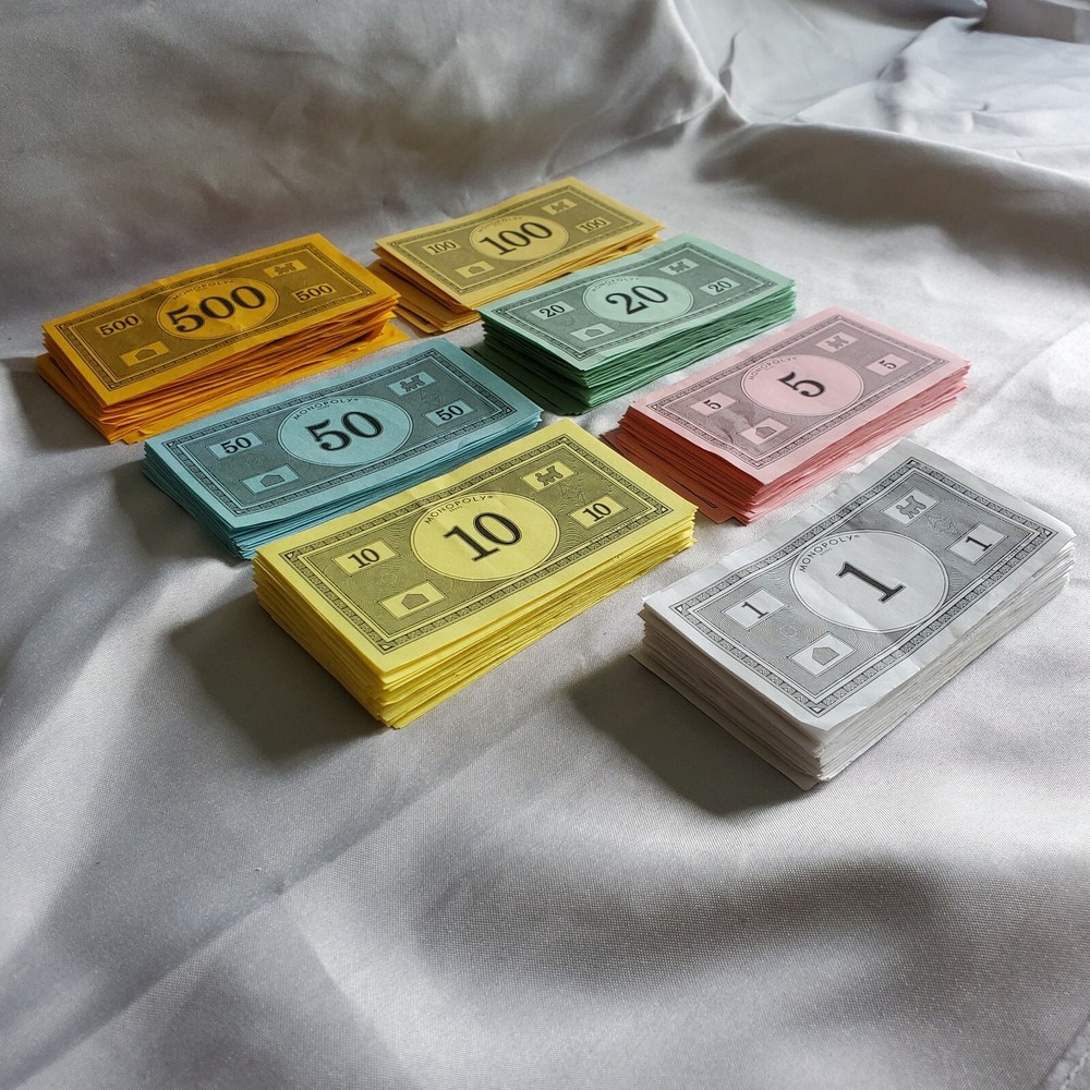 Monopoly Money Game Replacement Bills $15,710