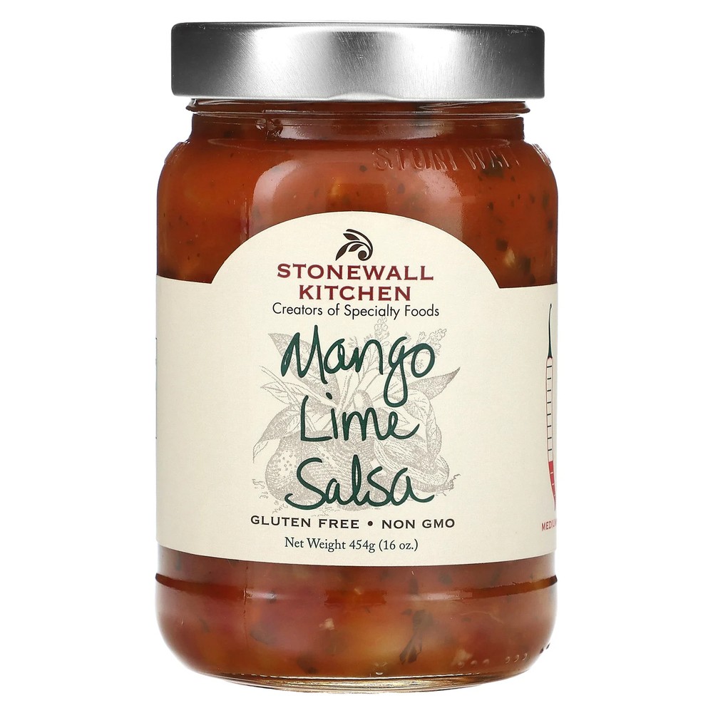 Mango Lime Salsa, Medium, 16 oz (454 g)
