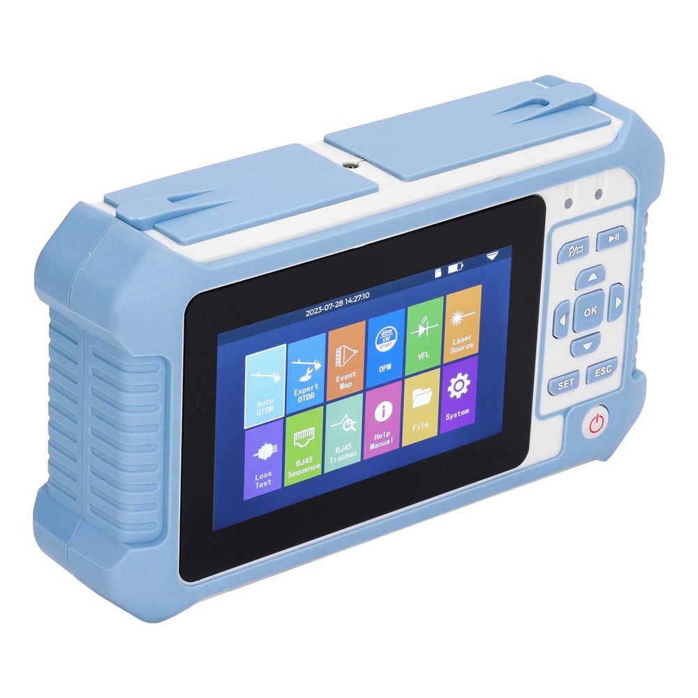 US Plug OTDR Tester Multifunctional Optical Time Domain Reflectometer Wit