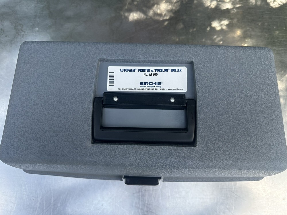 Sirchie AutoPalm Printer with Porelon Roller AP200 New - Palm Roller