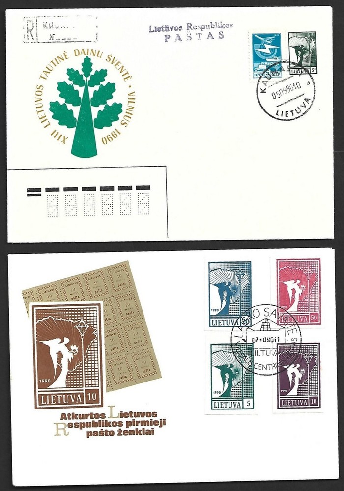 AOP Lithuania 1990-92 covers (8)