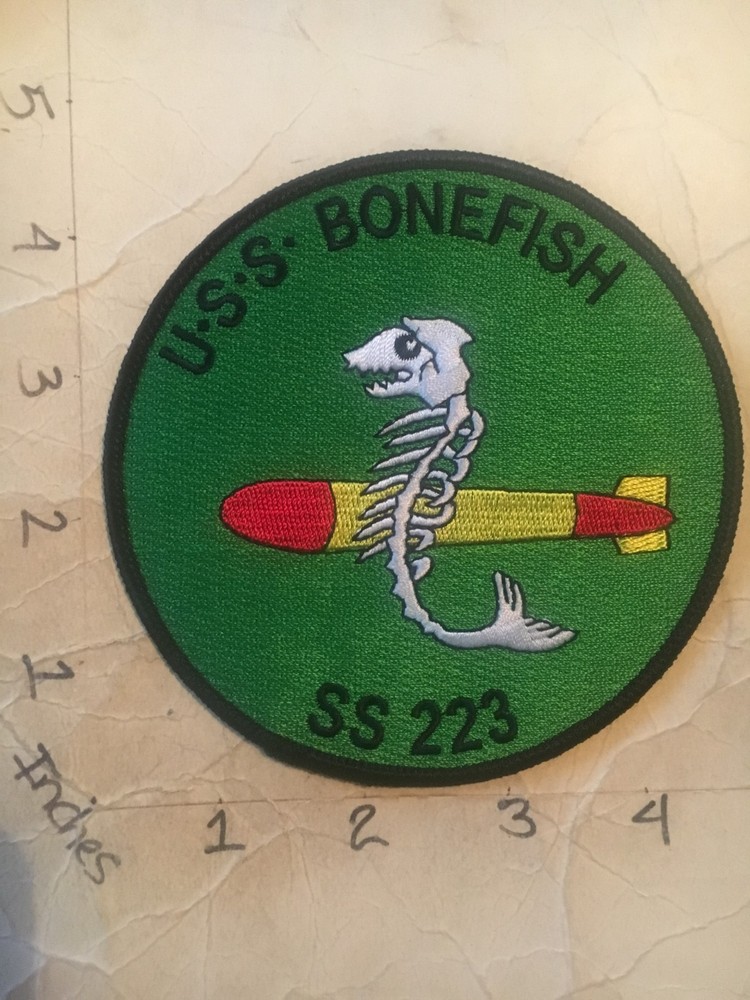 US NAVY USS Bonefish SS-223 Submarine Patch 8/1/25