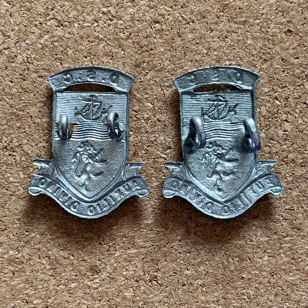 Devon Special Constabulary D.S.C Collar Badges 1930s-1960s
