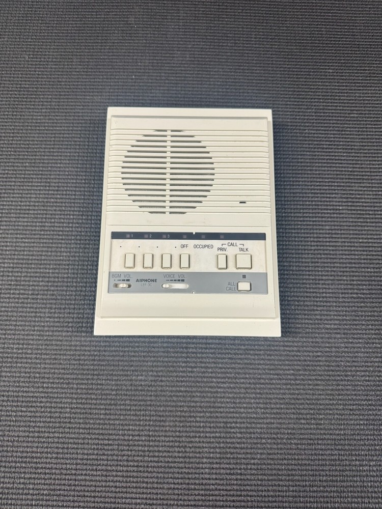 Aiphone 3-Call Intercom Master Station Model# LEF-3C Used