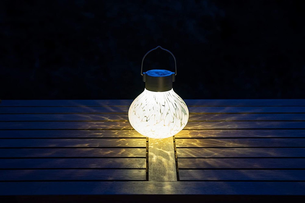 Allsop Solar Glass Tea Lantern