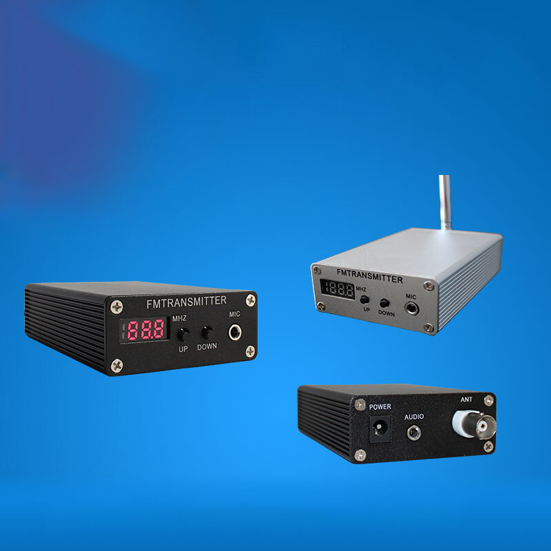 Digital Wirelss Headphone Stereo FM Transmitter Audio Transmission 1/50mW 0.5/5w