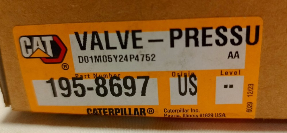 CAT 195-8697 Valve