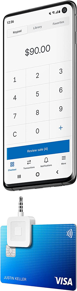 Square Credit Card Reader for iPhone, iPad and Android