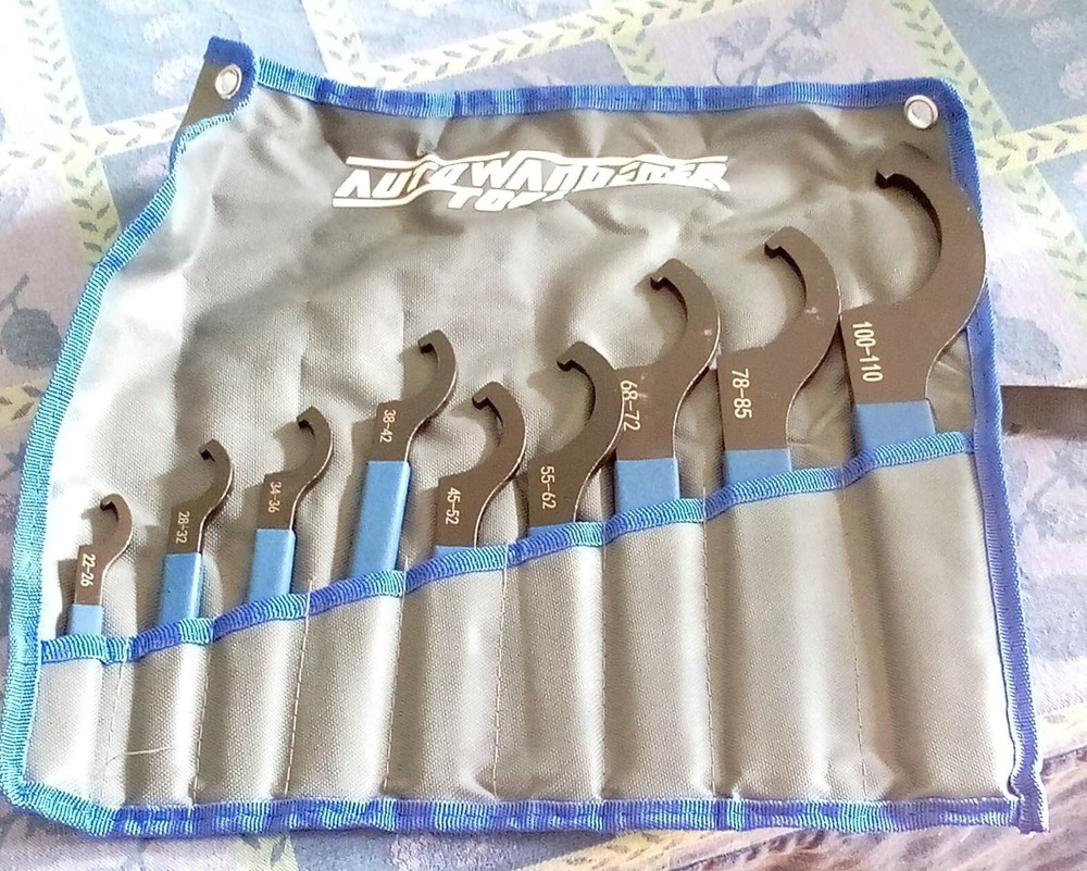 Coilover Spanner Wrench Set Universal Shock Absorber Suspensions Adjustment Tool