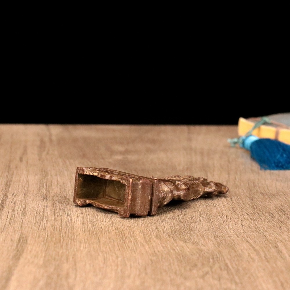 Chinese classical bronze eggplant