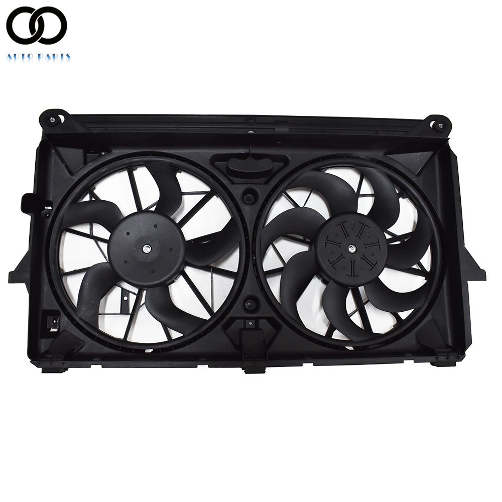 Radiator Condenser Cooling Fan For Silverado Yukon Sierra 5.3L 6.0L 6.2L 4.8L