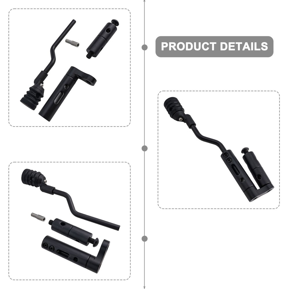 Front Rear Mount Compound Bow Silencer Minimize Vibration Enhance Performance