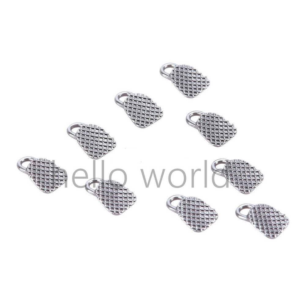 10 Bag Dental Orthodontic Monoblock Traction Hook Rectangular Base Bondable
