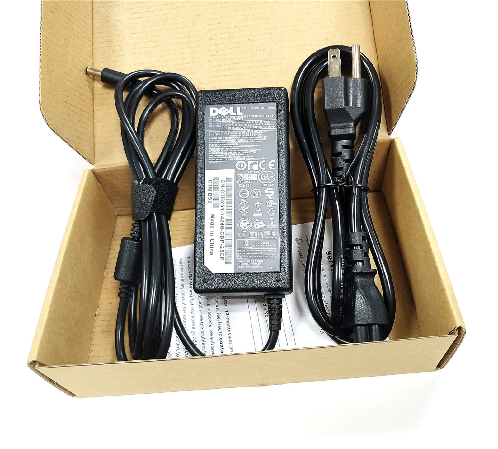 OEM 65W AC Adapter Charger For Dell Inspiron 14 15 5000 7000 0G6J41 0MGJN9 4.5mm