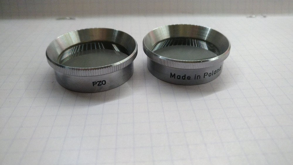 Polarizer for microscope set of 2 pcs